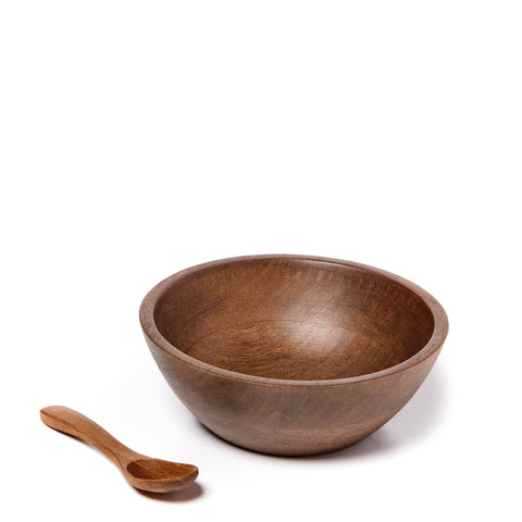 Chestnut Artisan Mini Bowl & Spoon