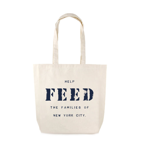 canvas FEED NYC Relief Bag