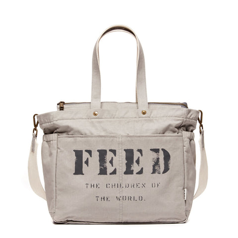 Gray Diaper Bag