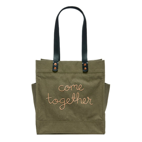 Army Green FEED x Lingua Franca Tote