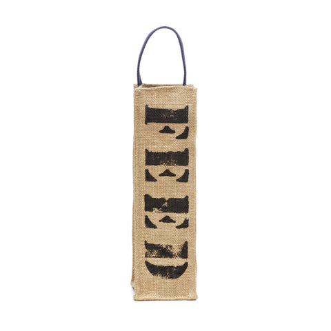 Navy Wine Bag