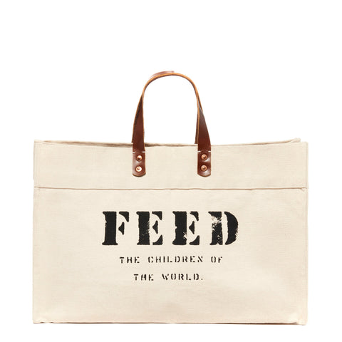 Natural Oversized Market Tote